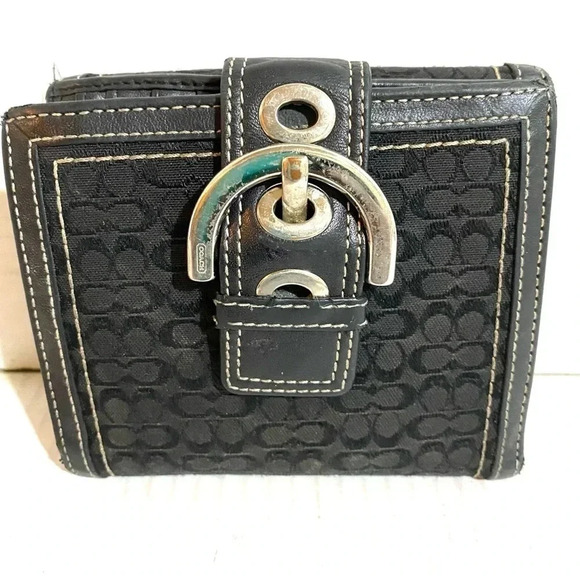 Coach CC signature print canvas wallet - Picture 1 of 6